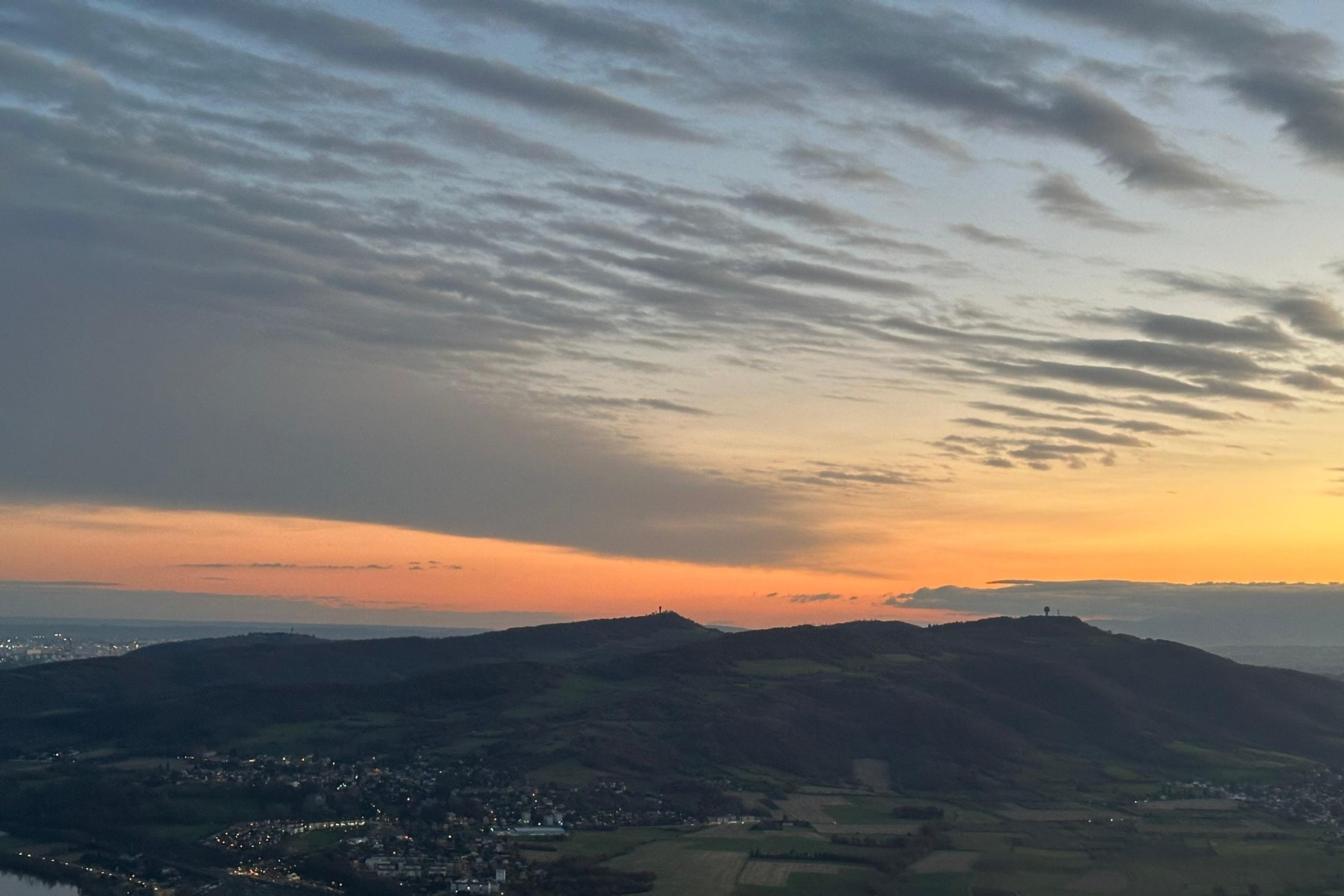 Mont d'Or depuis le ciel