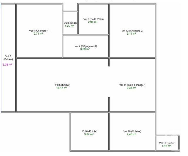 Appartement T3 à vendre - 3 pièces - 67.62 m2 - CALUIRE ET CUIRE - 69 - RHONE-ALPES - Century 21 Agence Du Mont D'Or Appartement T3 à vendre - 3 pièces - 67.62 m2 - CALUIRE ET CUIRE - 69 - RHONE-ALPES - Century 21 Agence Du Mont D'Or