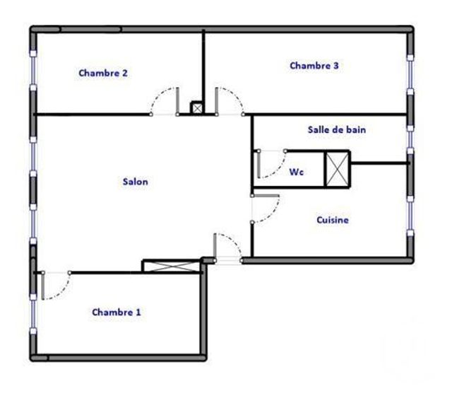 Appartement F4 à vendre - 4 pièces - 58.01 m2 - CHAMPAGNE AU MONT D OR - 69 - RHONE-ALPES - Century 21 Agence Du Mont D'Or