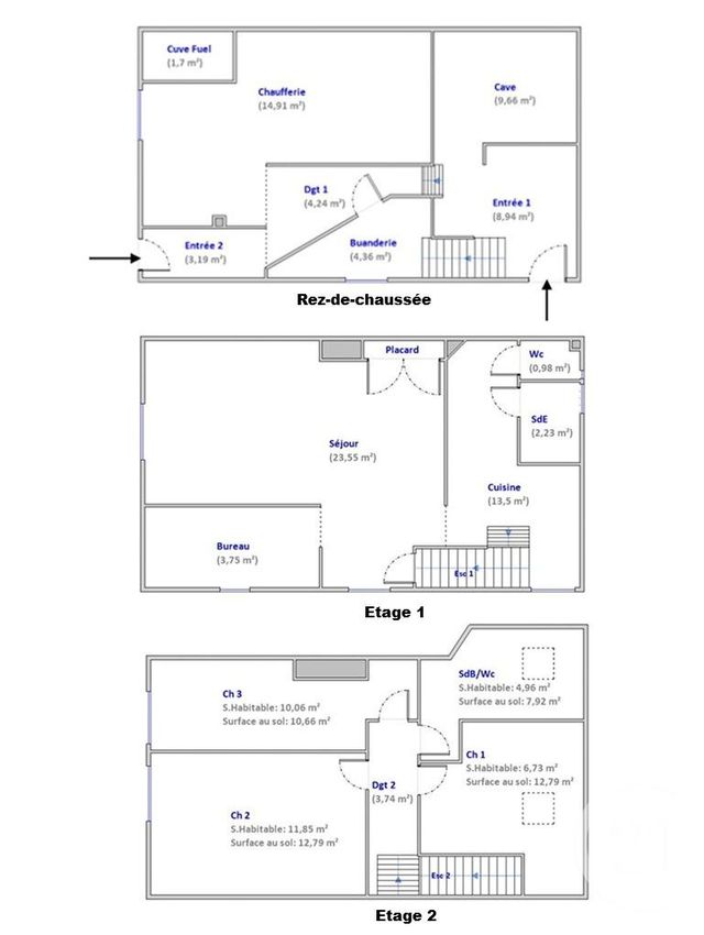 maison à vendre - 4 pièces - 82.03 m2 - ROCHETAILLEE SUR SAONE - 69 - RHONE-ALPES - Century 21 Agence Du Mont D'Or