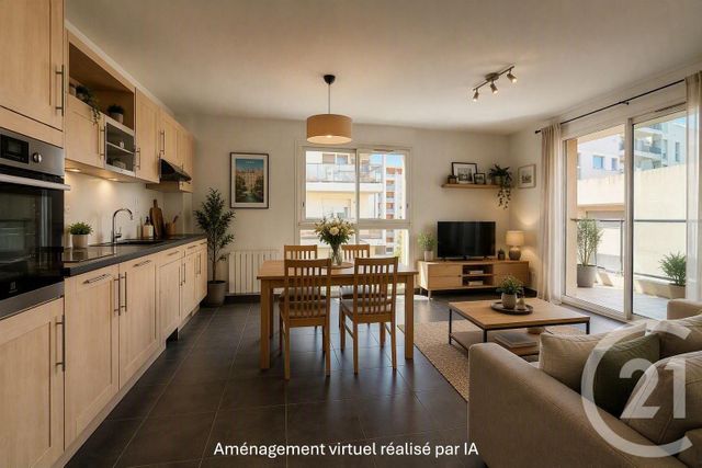 Appartement T3 à vendre - 3 pièces - 61.24 m2 - VILLEURBANNE - 69 - RHONE-ALPES - Century 21 Agence Du Mont D'Or